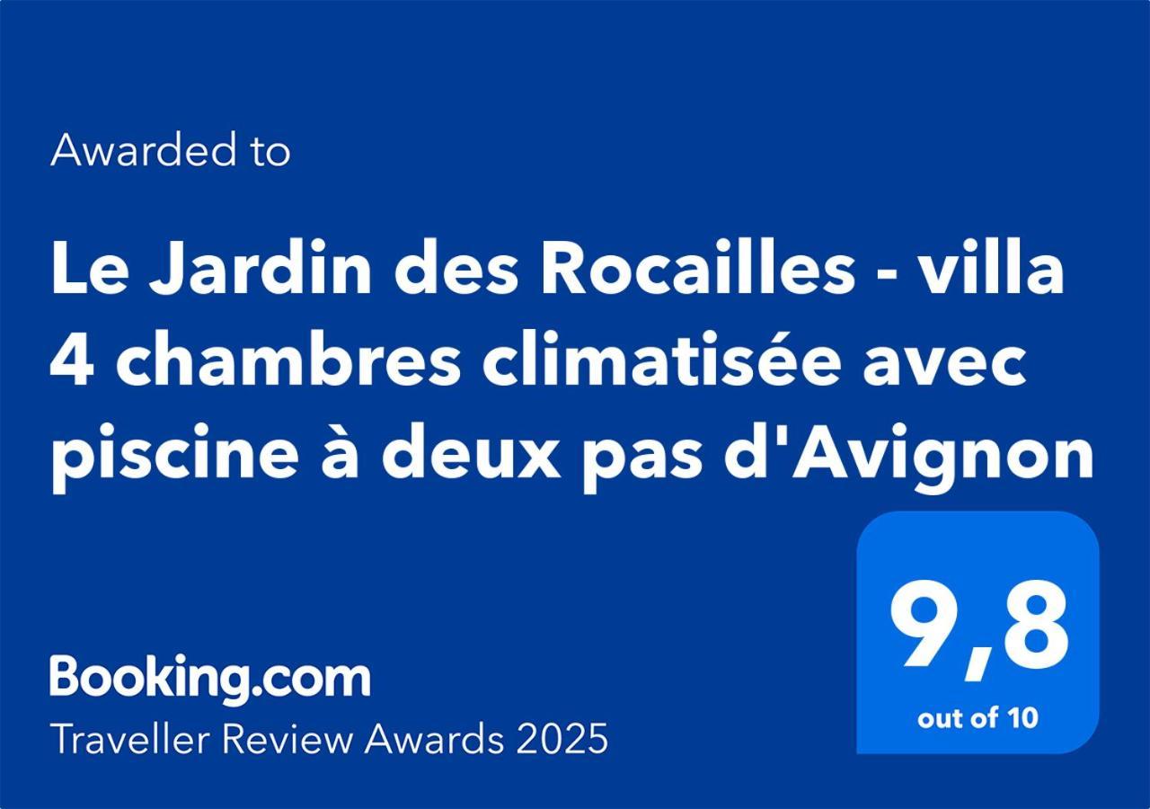 Le Jardin Des Rocailles - Villa 4 Chambres Climatisee Avec Piscine A Deux Pas D'Avignon Villeneuve-lès-Avignon Dış mekan fotoğraf